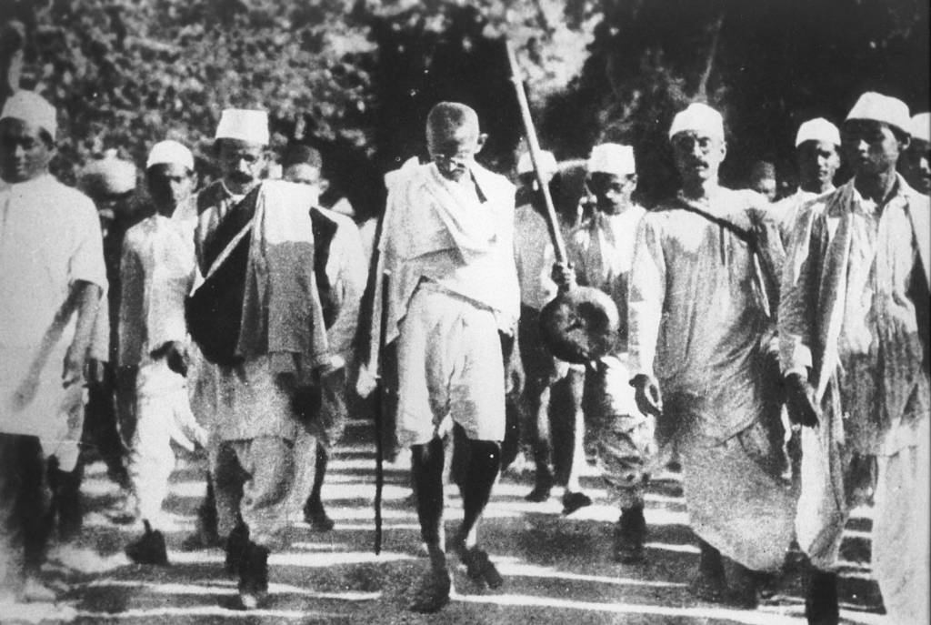 marcha do sal Marcha do Sal, Gandhi