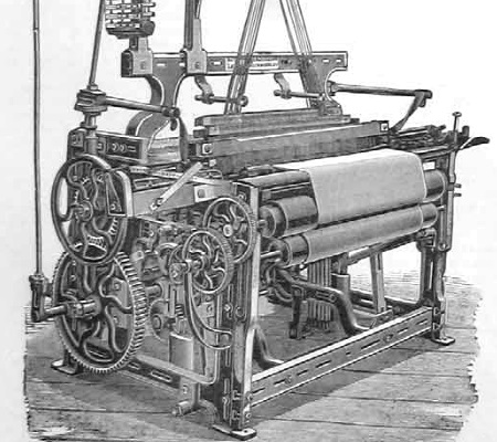 Criado pelo britânico Edmund Cartwright, o tear mecânico iniciou a revolução do carvão e do ferro. Foi nessa época que as indústrias passaram a empregar milhares de pessoas. (Foto: Wikimedia Commons) Criado pelo britânico Edmund Cartwright, o tear mecânico iniciou a revolução do carvão e do ferro. Foi nessa época que as indústrias passaram a empregar milhares de pessoas. (Foto: Wikimedia Commons)