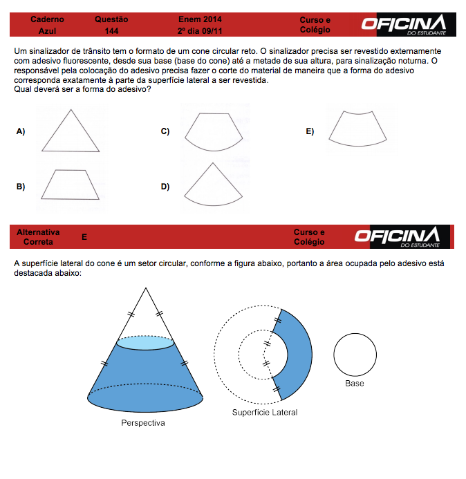 Enem 2014: correção da questão 144