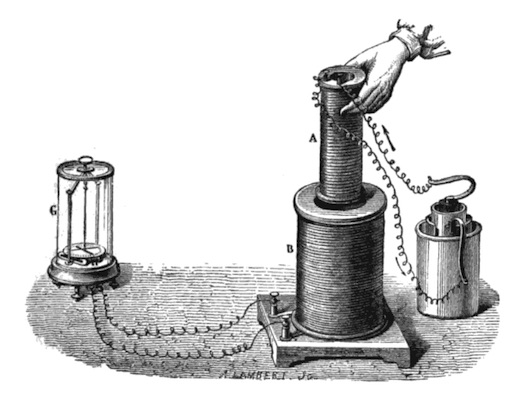 Durante uma eletrólise, a massa de uma substância liberada em qualquer um dos eletrodos, assim como a massa da substância decomposta, é diretamente proporcional à quantidade de eletricidade que passa pela solução. (Foto: Creative Commons)