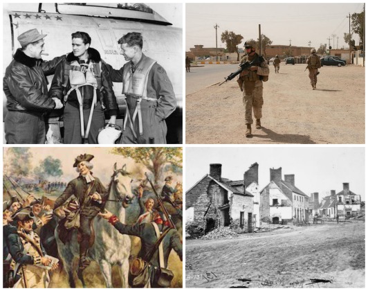 Desde o nascimento do país, os Estados Unidos se viram envolvidos em grandes conflitos. Seja para se tornar independente, conquistar territórios ou reafirmar seu poder, os EUA foram personagens chave das maiores guerras dos últimos séculos. Desde o nascimento do país, os Estados Unidos se viram envolvidos em grandes conflitos. Seja para se tornar independente, conquistar territórios ou reafirmar seu poder, os EUA foram personagens chave das maiores guerras dos últimos séculos.