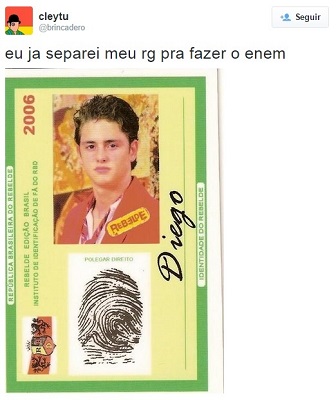 Sem limites para a zoeira: estudantes e usuários das redes sociais aproveitam para fazer piada com a tensão da prova, que acontece no fim de semana de 24 e 25 de outubro Sem limites para a zoeira: estudantes e usuários das redes sociais aproveitam para fazer piada com a tensão da prova, que acontece no fim de semana de 24 e 25 de outubro
