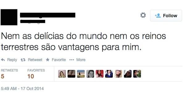 É a repetição de conectivos que ligam os termos de uma oração. No tweet acima, a palavra nem foi repetida duas vezes para conectar as ideias.