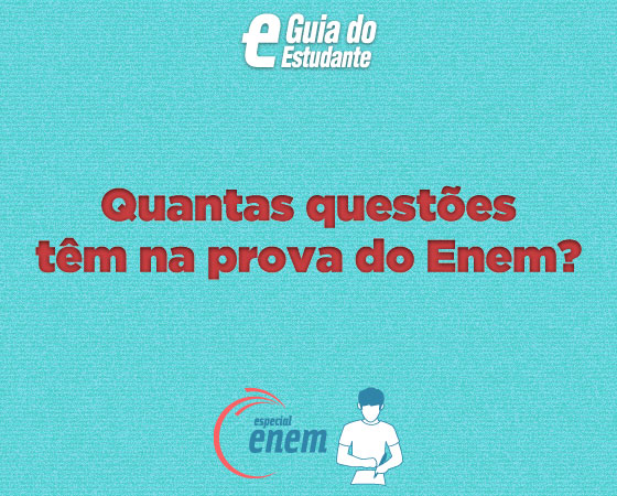 São 180 questões de múltipla escolha, divididas em quatro provas objetivas (45 questões, cada); além da redação.