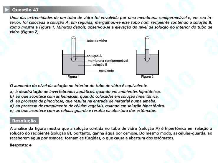 FUVEST 2011 – Primeira Fase – Questão 47