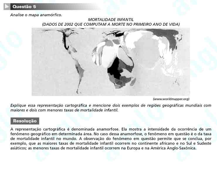 Unesp 2011 – segunda fase: Questão 5 – Ciências Humanas