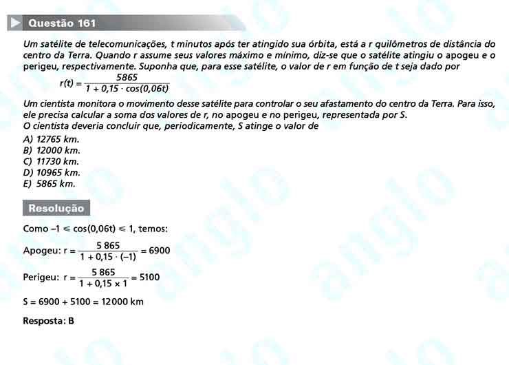 Enem 2010: Questão 161 – Matemática (prova amarela)