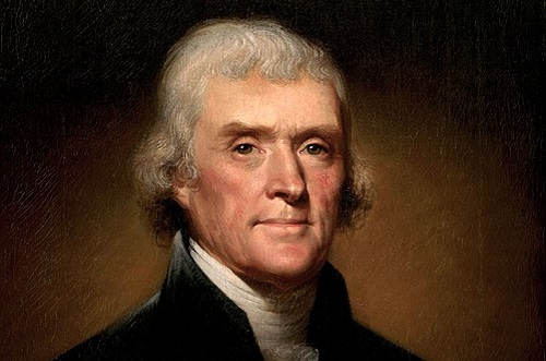Outra figura importante da época foi Thomas Jefferson, o principal redator da Declaração da Independência e um dos pais fundadores do país. Ele foi também o terceiro presidente dos Estados Unidos, governando entre 1801 e 1809. (Foto: Wikimedia Commons)