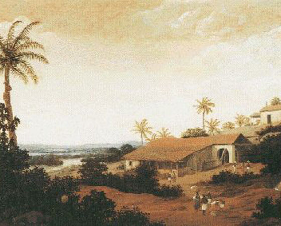 Em 1632, Domingos Fernandes Calabar, um contrabandista e senhor de engenho em Pernambuco, decidiu juntar-se aos holandeses da Companhia das Índias Ocidentais que pilhavam o Nordeste desde a década anterior. Os préstimos de Calabar foram vitais para que a Holanda estendesse seus domínios de Pernambuco até o Rio Grande do Norte. Capturado pelos portugueses em 1635, ele foi estrangulado e esquartejado. Imagem: Getty Images Em 1632, Domingos Fernandes Calabar, um contrabandista e senhor de engenho em Pernambuco, decidiu juntar-se aos holandeses da Companhia das Índias Ocidentais que pilhavam o Nordeste desde a década anterior. Os préstimos de Calabar foram vitais para que a Holanda estendesse seus domínios de Pernambuco até o Rio Grande do Norte. Capturado pelos portugueses em 1635, ele foi estrangulado e esquartejado. Imagem: Getty Images