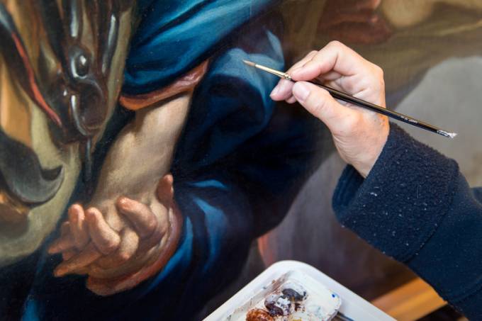 Conservation: painting surface