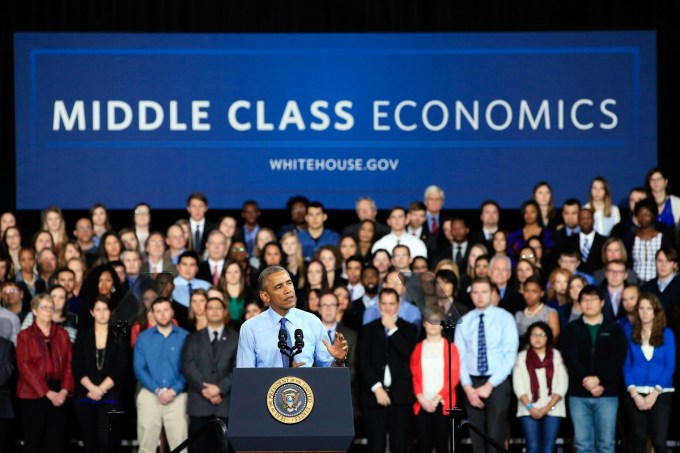 President Obama Speaks At The University Of Kansas