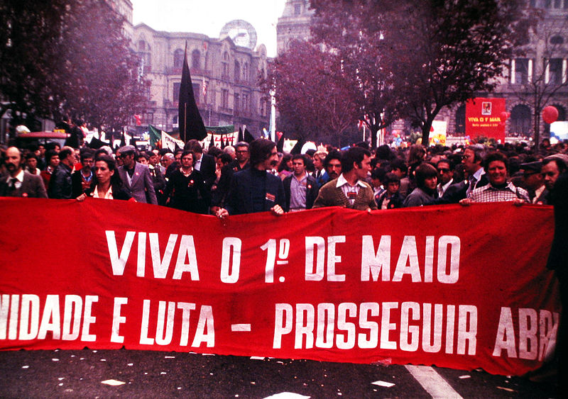 1-maio-dia-trabalhador manifestação na cidade do porto pelo 1º de maio