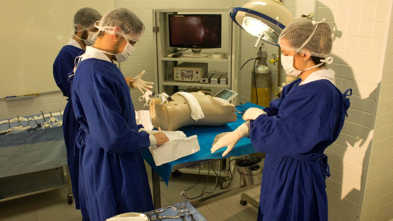 Simulação de cirurgia