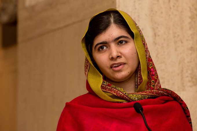 Malala Yousafzai Unveils Her Official Portrait By Nasser Azam