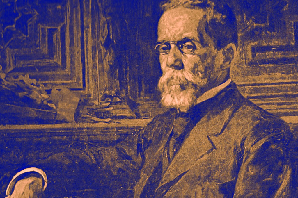 Imagem mostra o escritor Machado de Assis