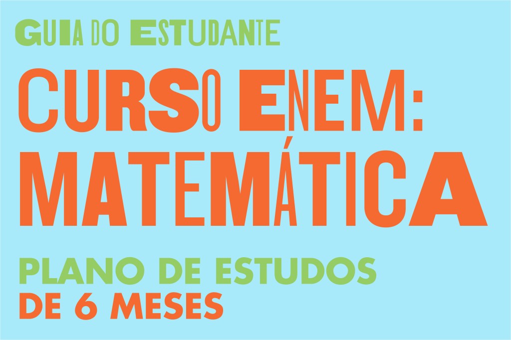 Plano de estudos de Matemática – 6 meses