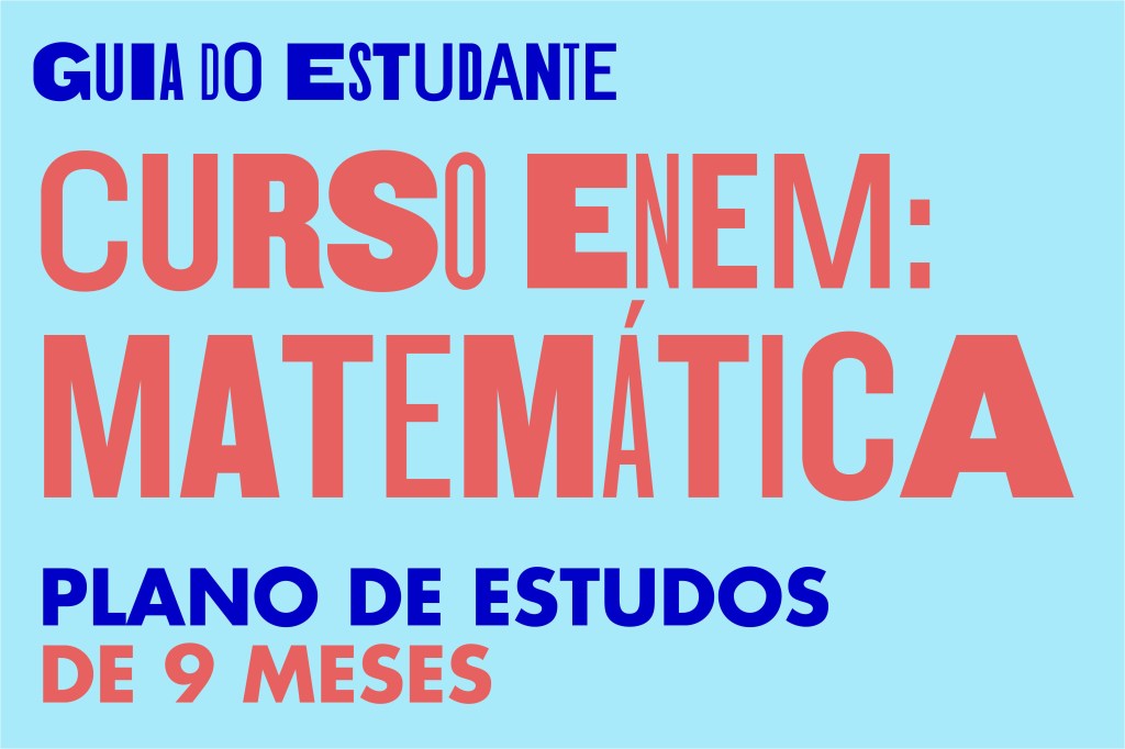 Plano de estudos de Matemática – 9 meses