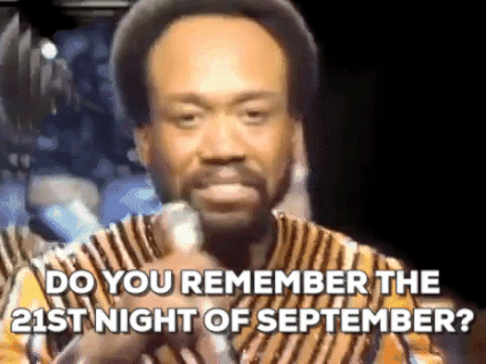 Vocalista da banda ‘Earth, Wind & Fire’ canta o clássico hit meme ‘September’ Vocalista da banda ‘Earth, Wind & Fire’ canta o clássico hit meme ‘September’