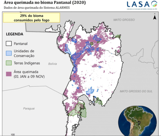 Queimadas no Pantanal em 2020