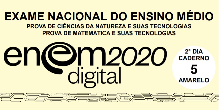 Segundo dia de provas do Enem Digital.