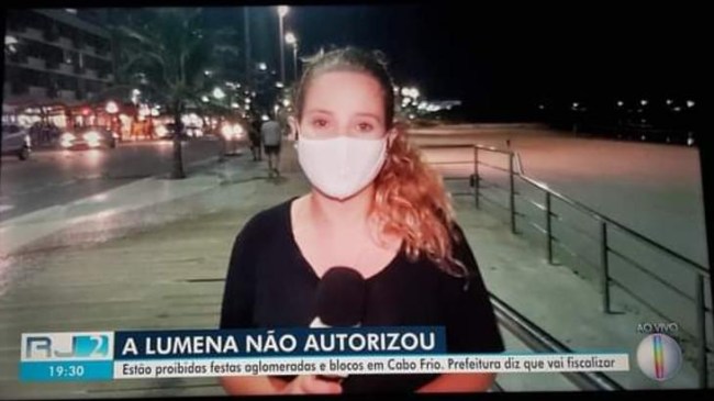 Telejornal brinca com meme de Lumena e viraliza nas redes.