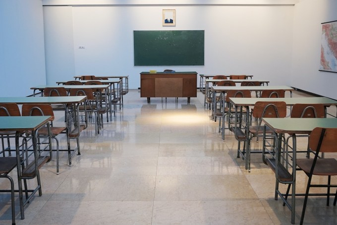 Sala de aula vazia