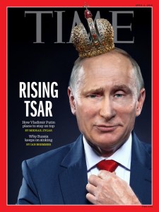 Capa da revista Time coloca Putin como um 