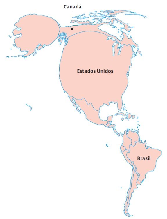 Anamorfoses, os mapas distorcidos Anamorfoses, os mapas distorcidos