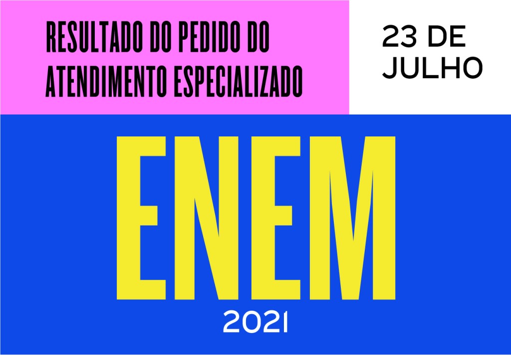 Enem 2021: resultado do atendimento especializado sai nesta sexta