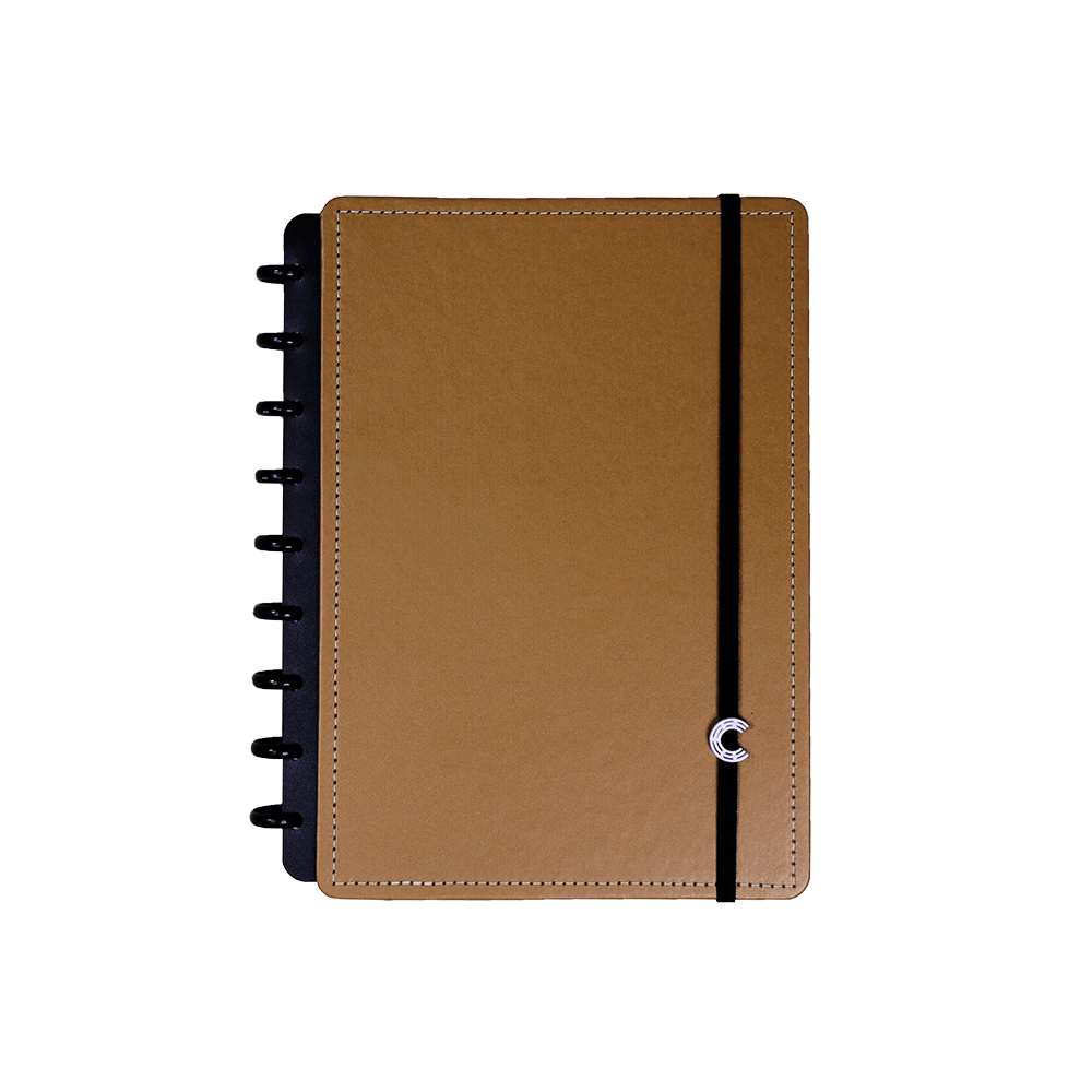 Caderno Inteligente, CIGD4092, Grande, Caramel, 215x280 mm, 80 Folhas