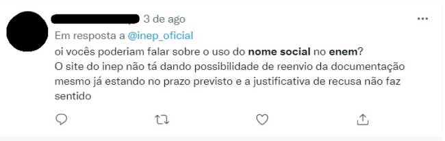 nome social enem 2021 2 Estudantes relataram problemas na solicitação do uso do nome social no Enem 2021.