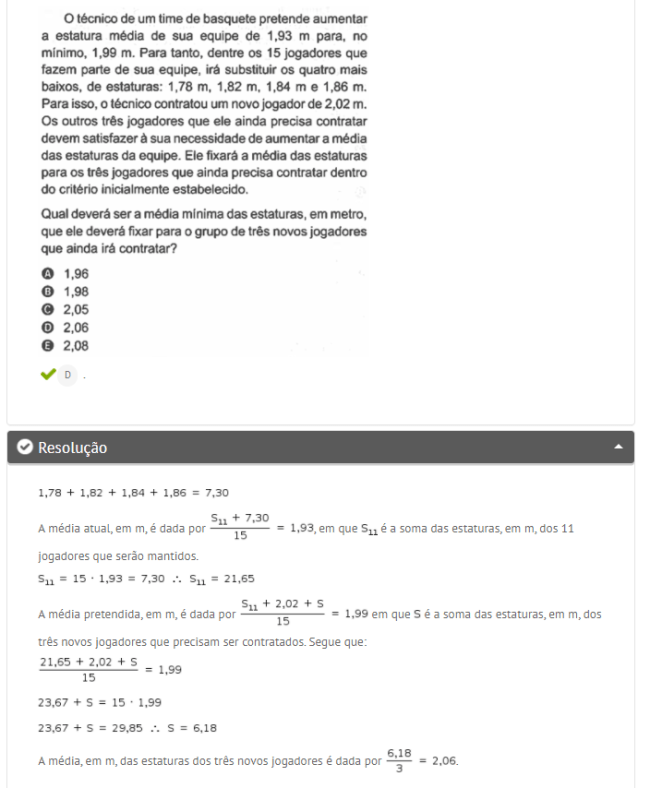 média média