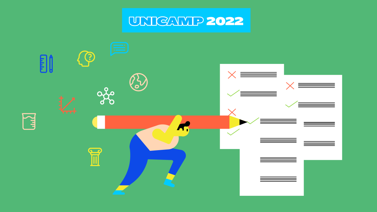 Correção de provas UNICAMP 2022