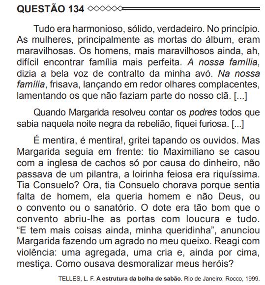 A autora Lygia Fagundes Telles apareceu no Enem com o conto 