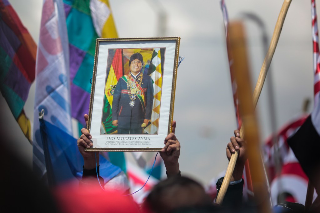 Presidente da Bolívia Evo Morales