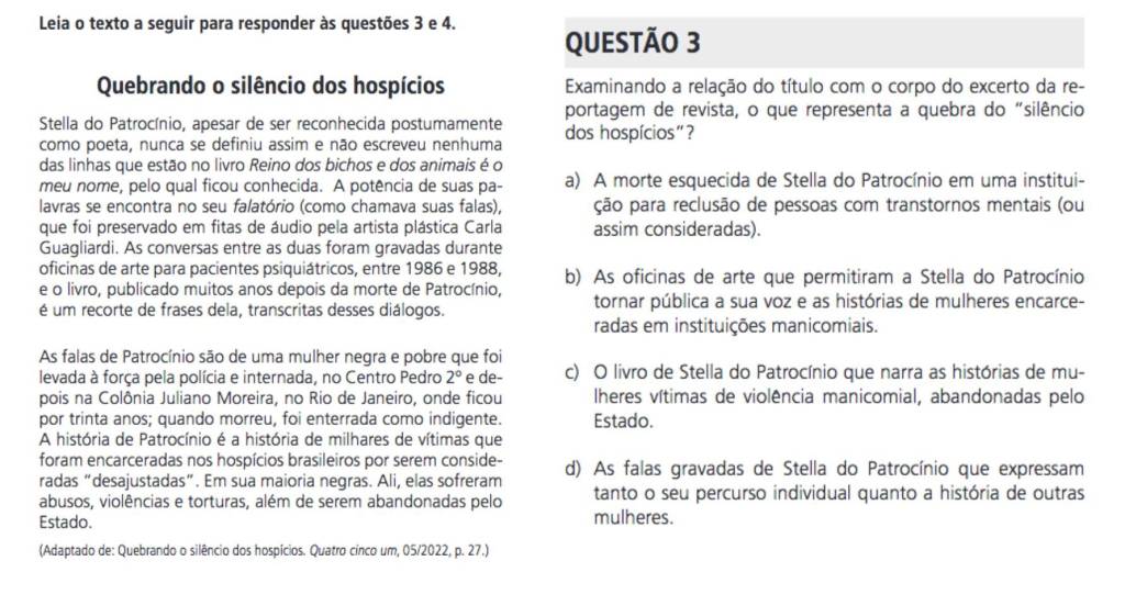 Design sem nome Questão da Unicamp