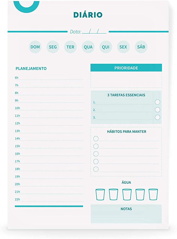 711Yh5A8pML._AC_SX679_ Bloco Destacável Diário
