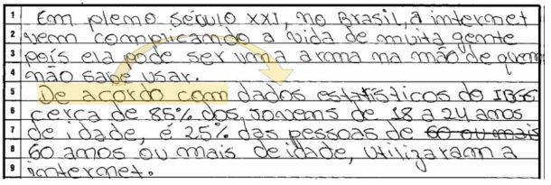 coesão.1 erros cometidos na competência 4, coesão