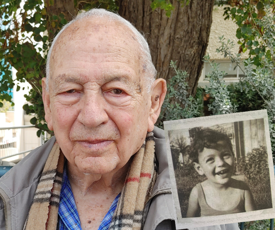 Thomas Geve, 94 anos, sobrevivente do Holocausto.
