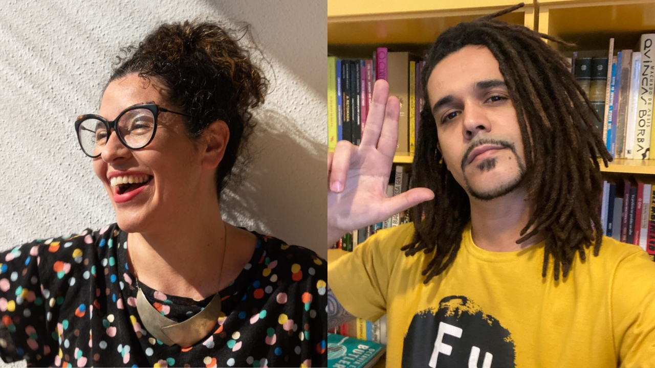 Os escritos Andréa Martins e Geovani Martins