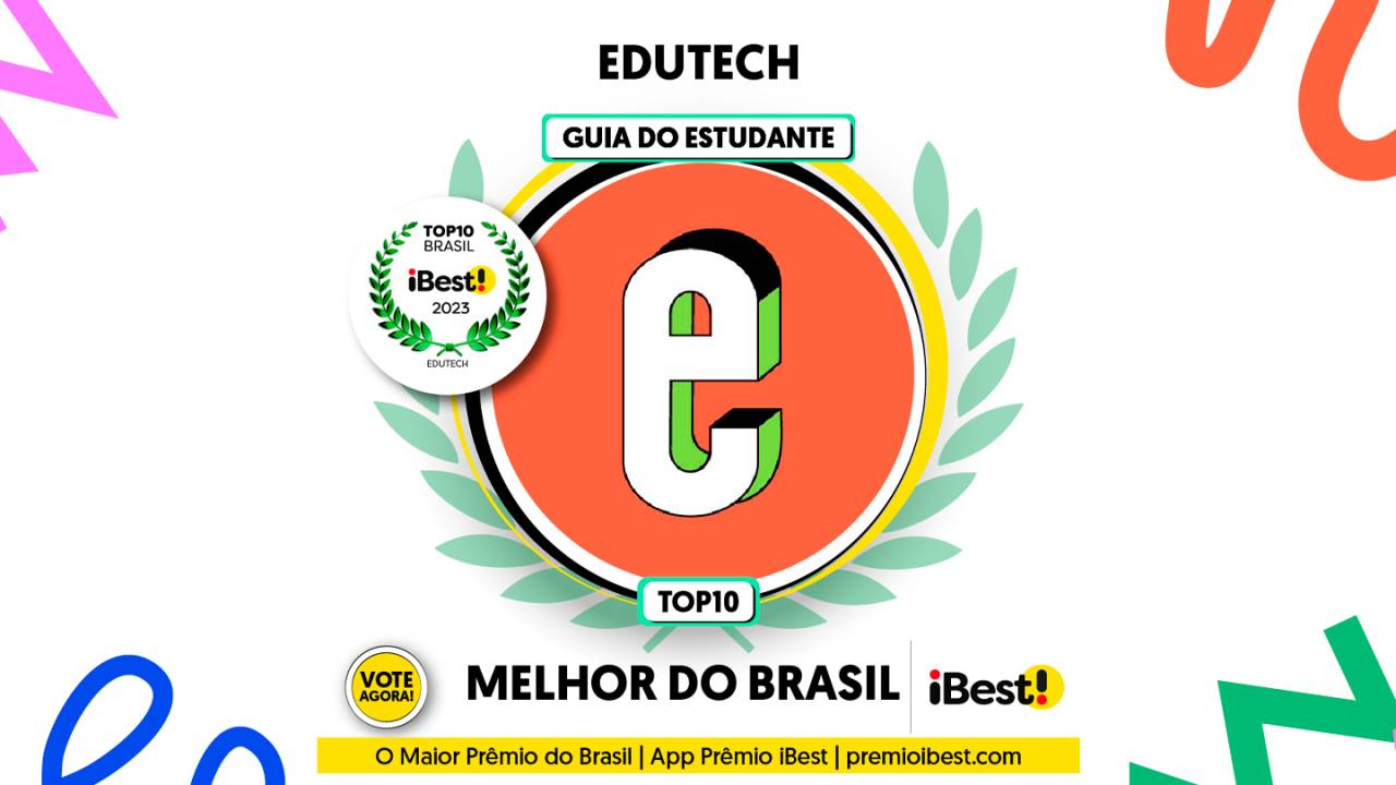 Guia do Estudante é indicado ao Prêmio iBest na categoria Edtech