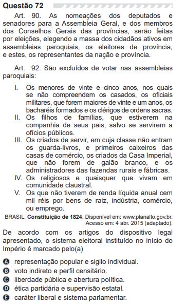 questão enem 2019_parte 2 questão do enem sobre constituição de 1824