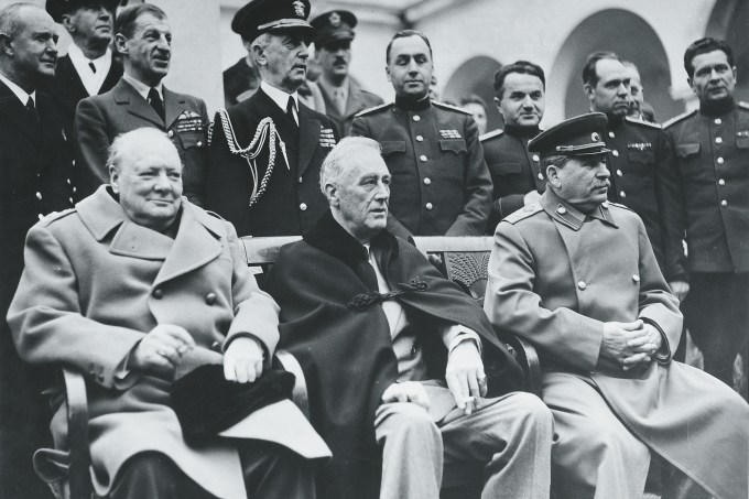 Churchill, Roosevelt e Stalin