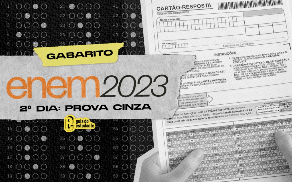 Gabarito Enem 2023 cinza 2º dia