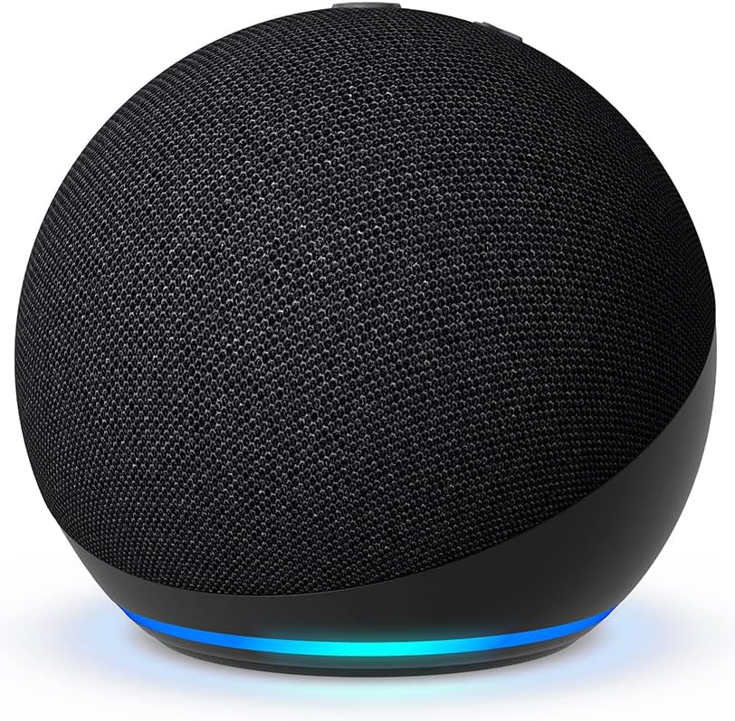 echo dot 5, caixa de som em formato redondo