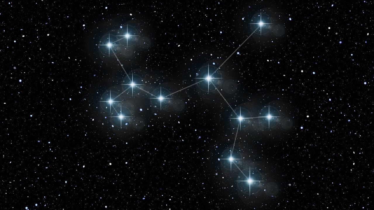 constelação céu estrelado