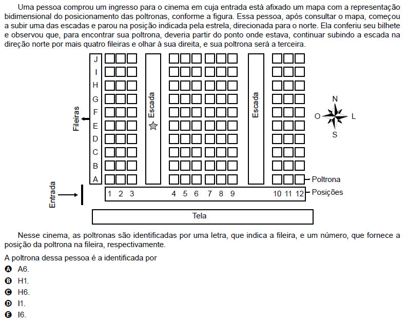 Enem-2023-Imagem-Cinema Enem 2023 questão sala de cinema