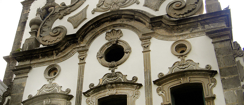 óculo-igreja Fachada da Igreja de Santo Antônio, em Recife