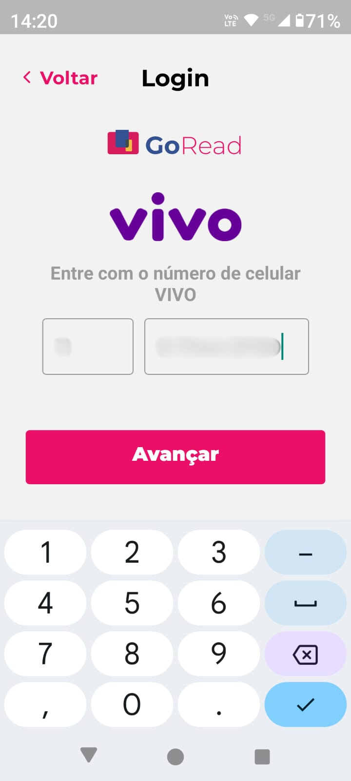 goread-tutorial-3 Tela com o aplicativo GoRead