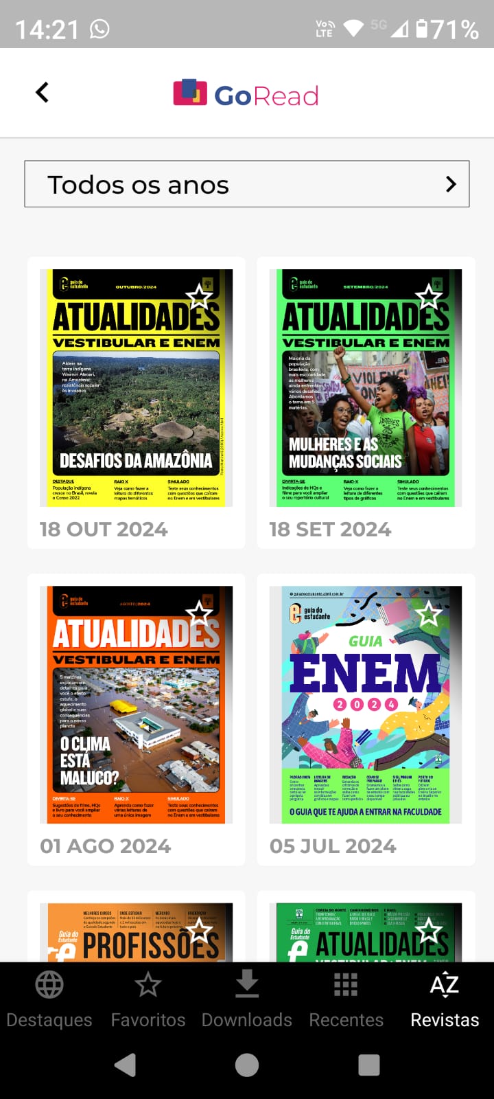 goread-tutorial-6 Tela com o aplicativo GoRead